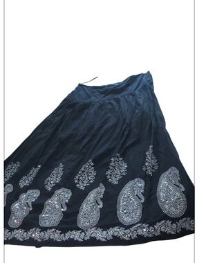 Vintage nexus women's black skirt size 16 in excellent condition 100% cotton